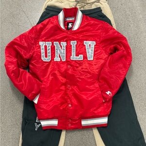 STARTER Red Bomber Jacket